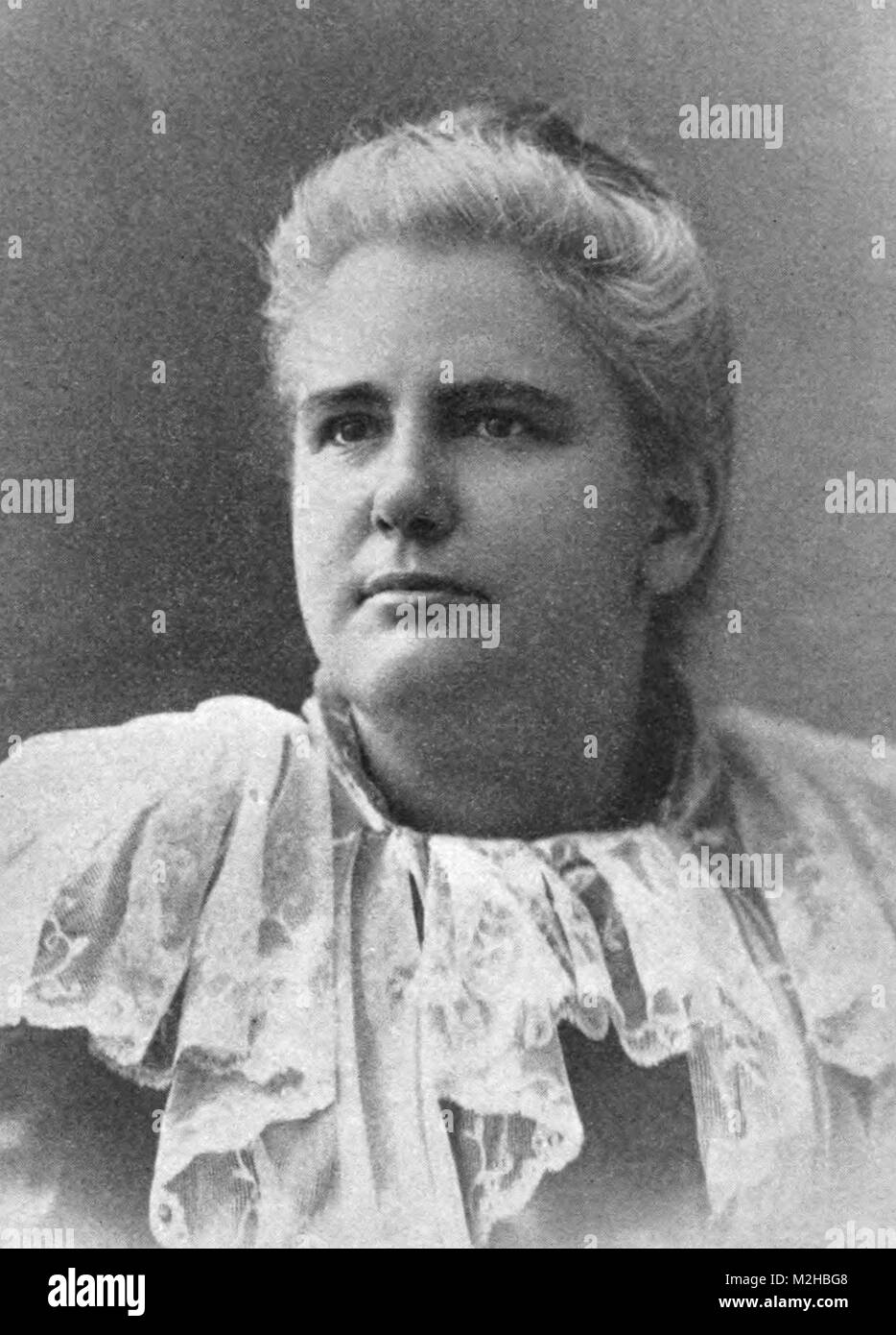 Anna Howard Shaw (1847 – 1919) leader of the women's suffrage movement in the United States Stock Photo