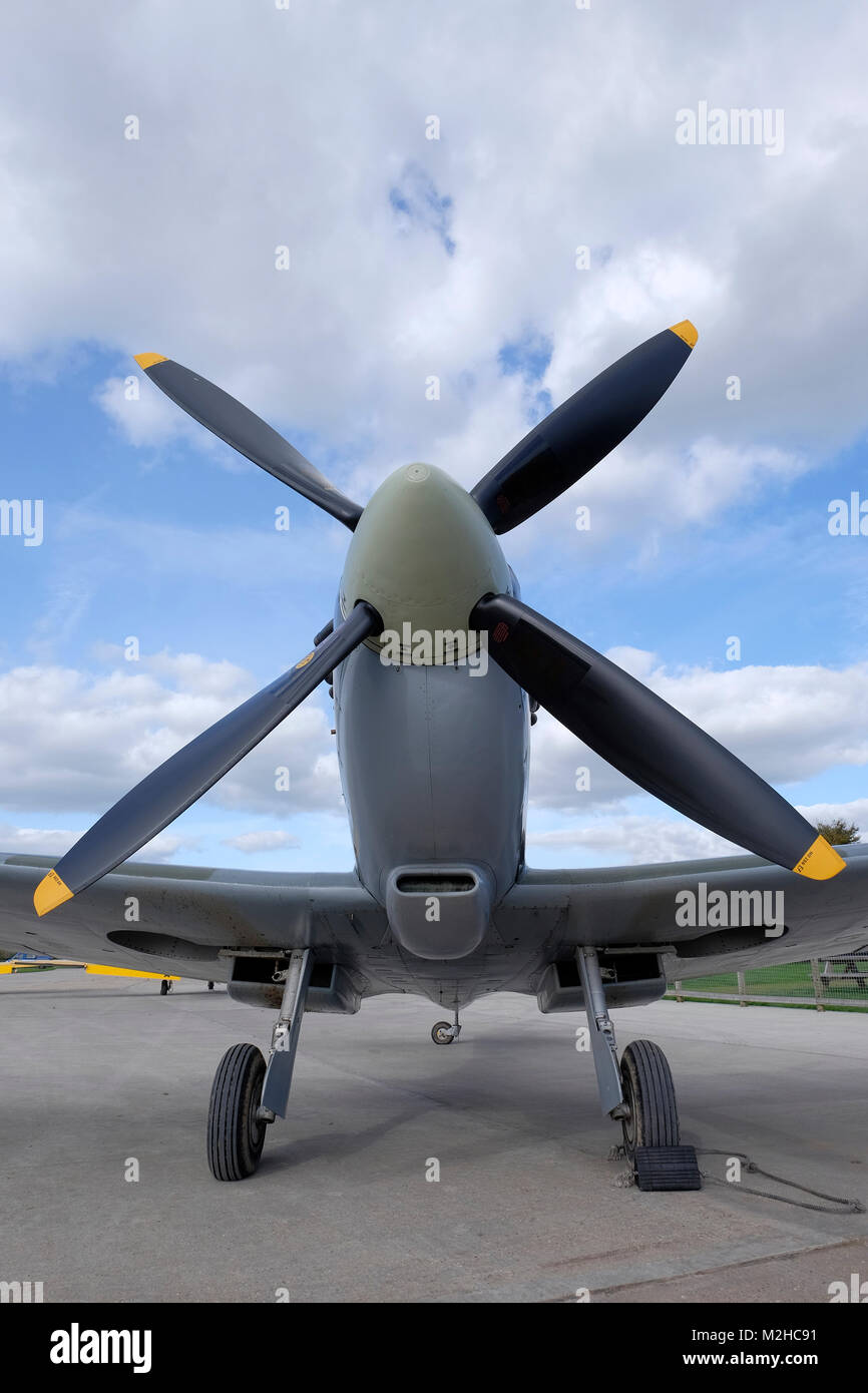 front view of a Supermarine Spitfire Stock Photo