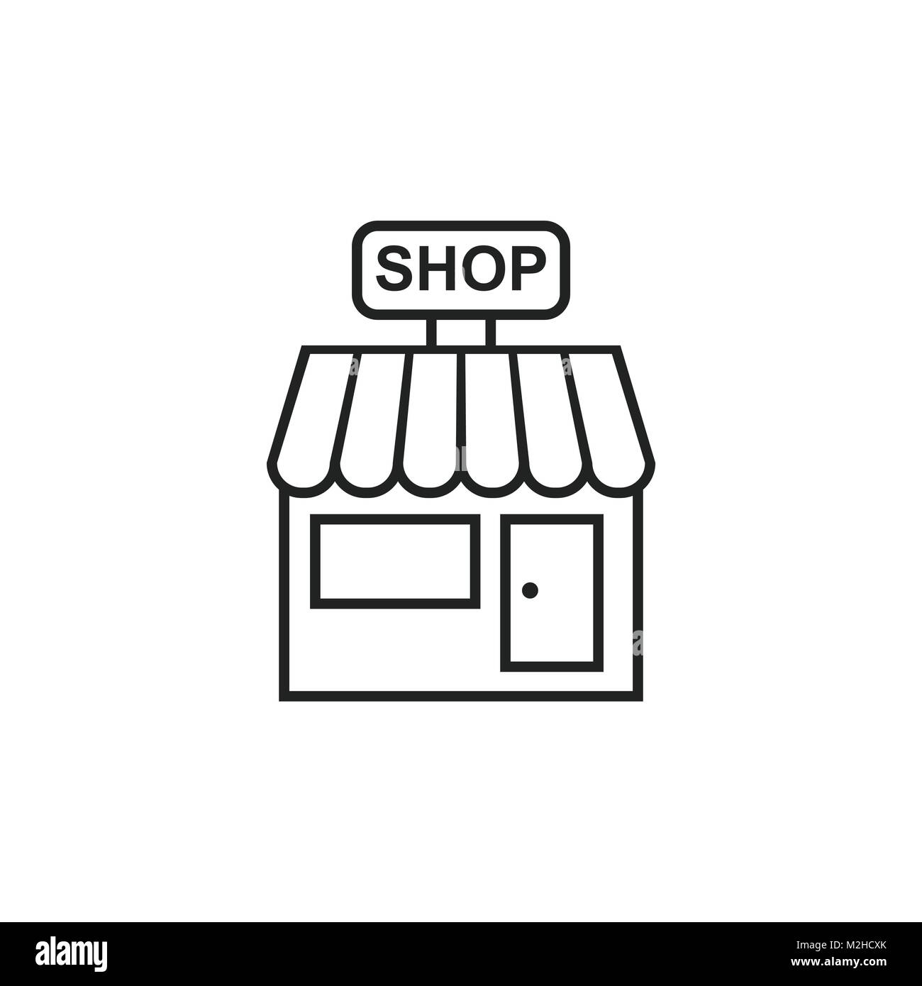 Storefront vector vectors hi-res stock photography and images - Alamy
