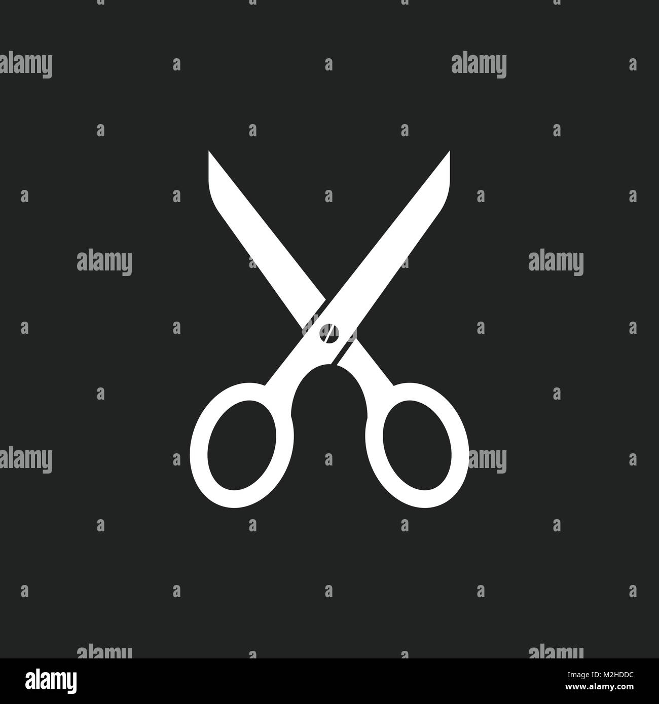 Cut / Scizzors - Finely crafted line icons Stock Vector