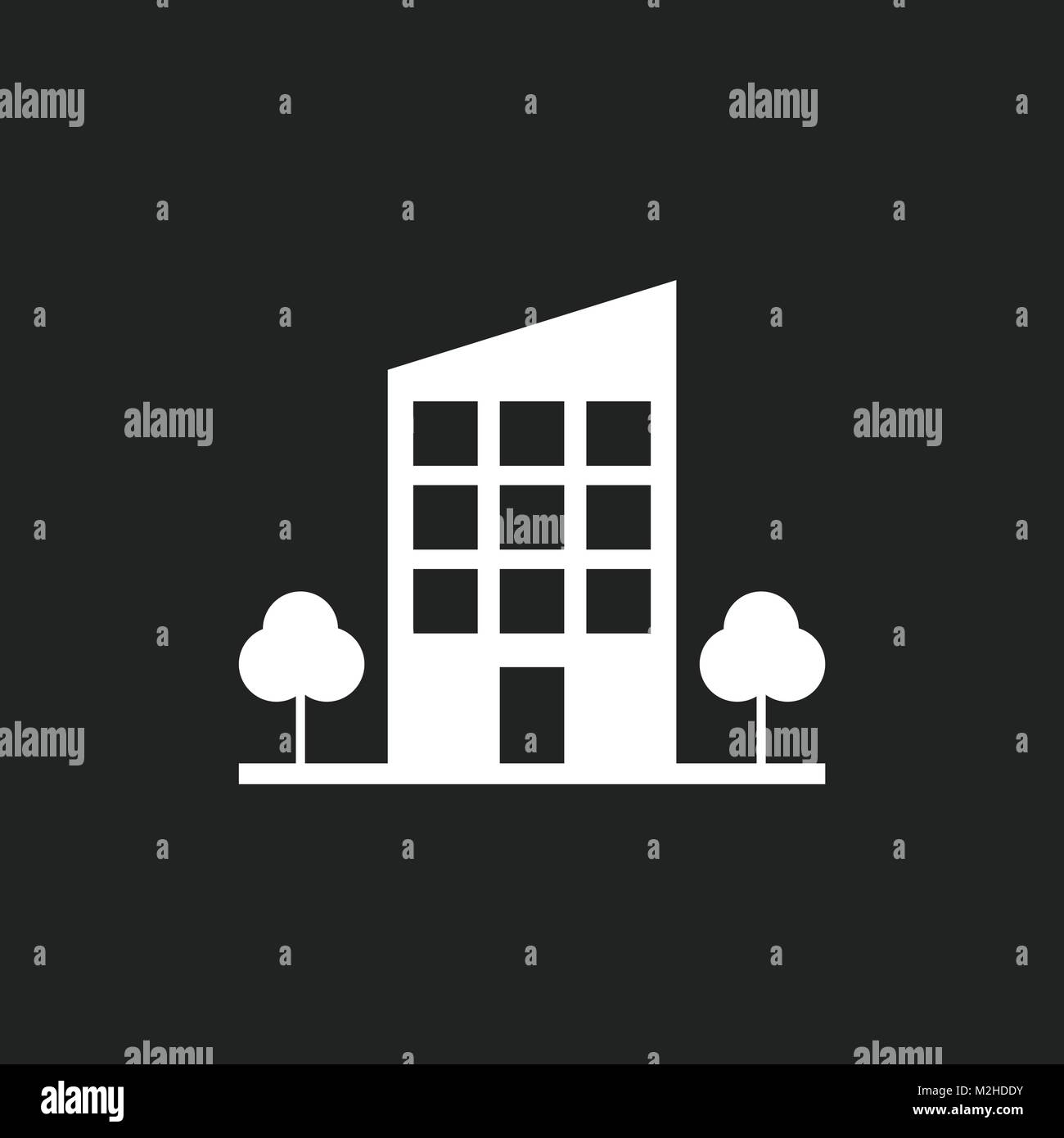 Green factory building icon hi-res stock photography and images - Alamy