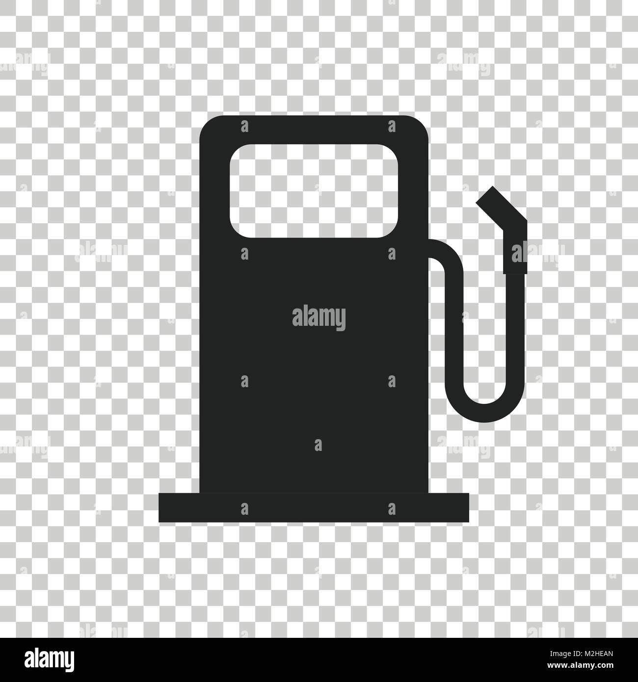 Fuel gas station icon. Car petrol pump flat illustration Stock Vector ...