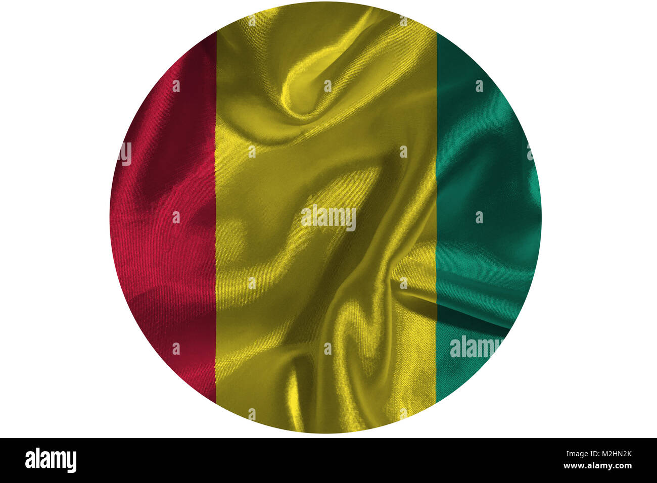 Guinea flag ,Guinea national flag 3D illustration symbol. Stock Photo