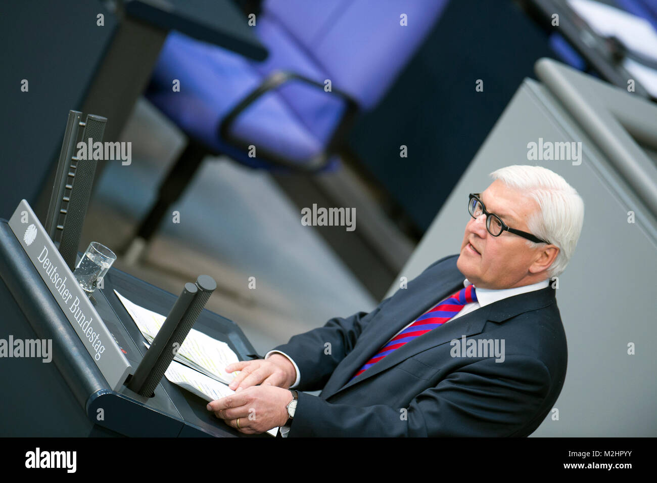 Discussion in the  German Parliament about the Military Forces reorganization. Stock Photo