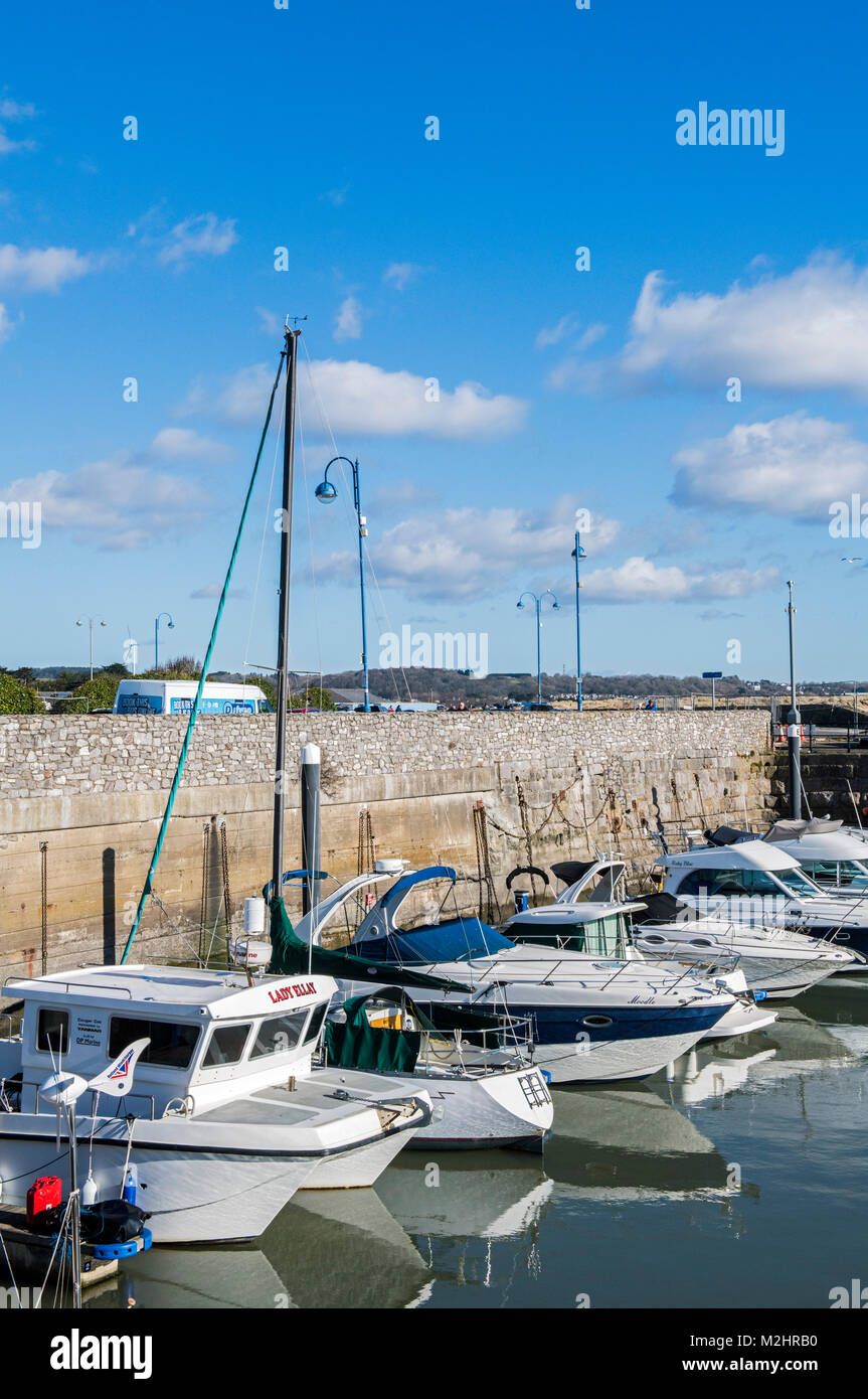 Porthcawl, a seaside coastal town in South Wales Stock Photo