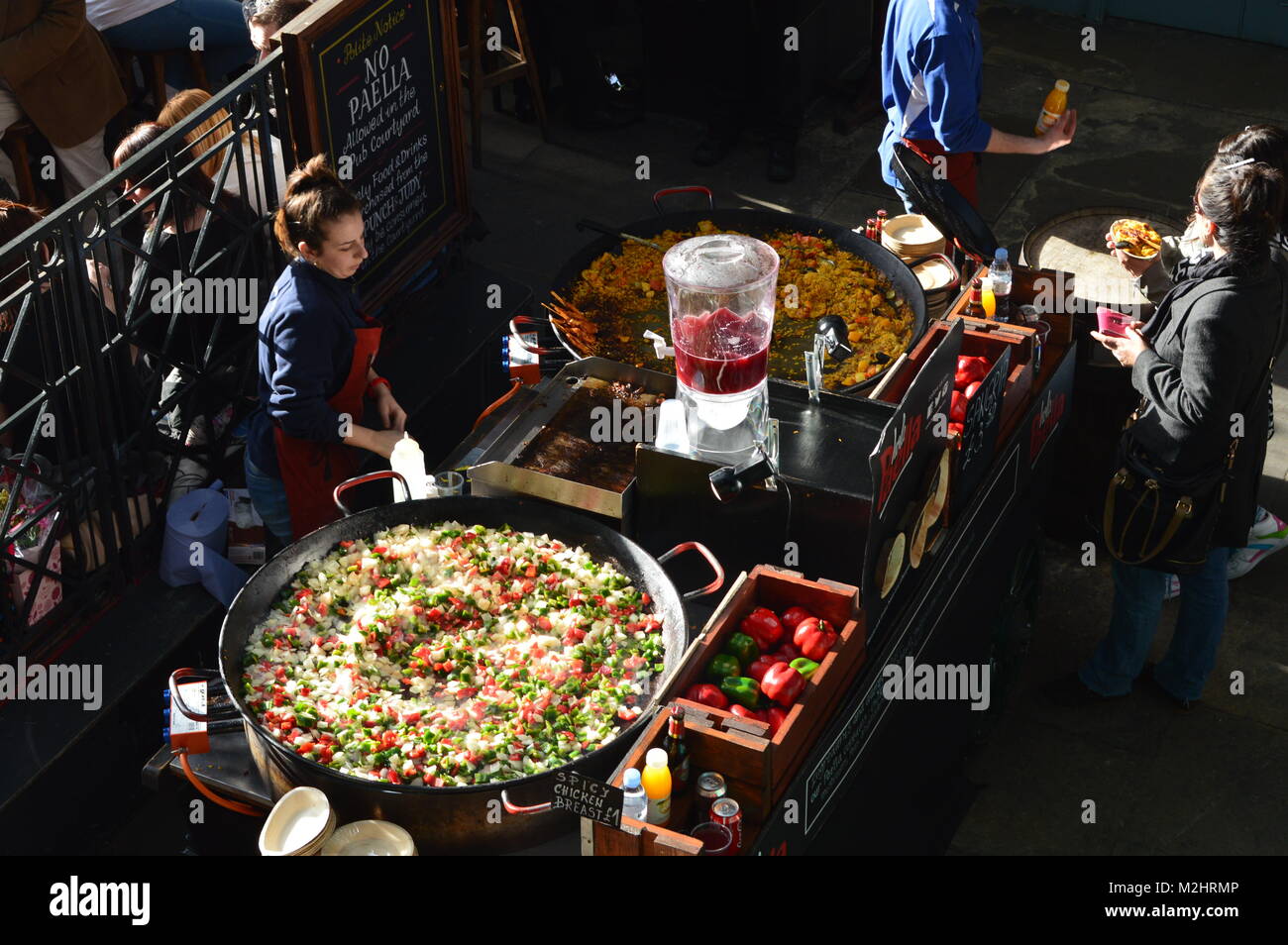 Street food in London Stock Photo - Alamy