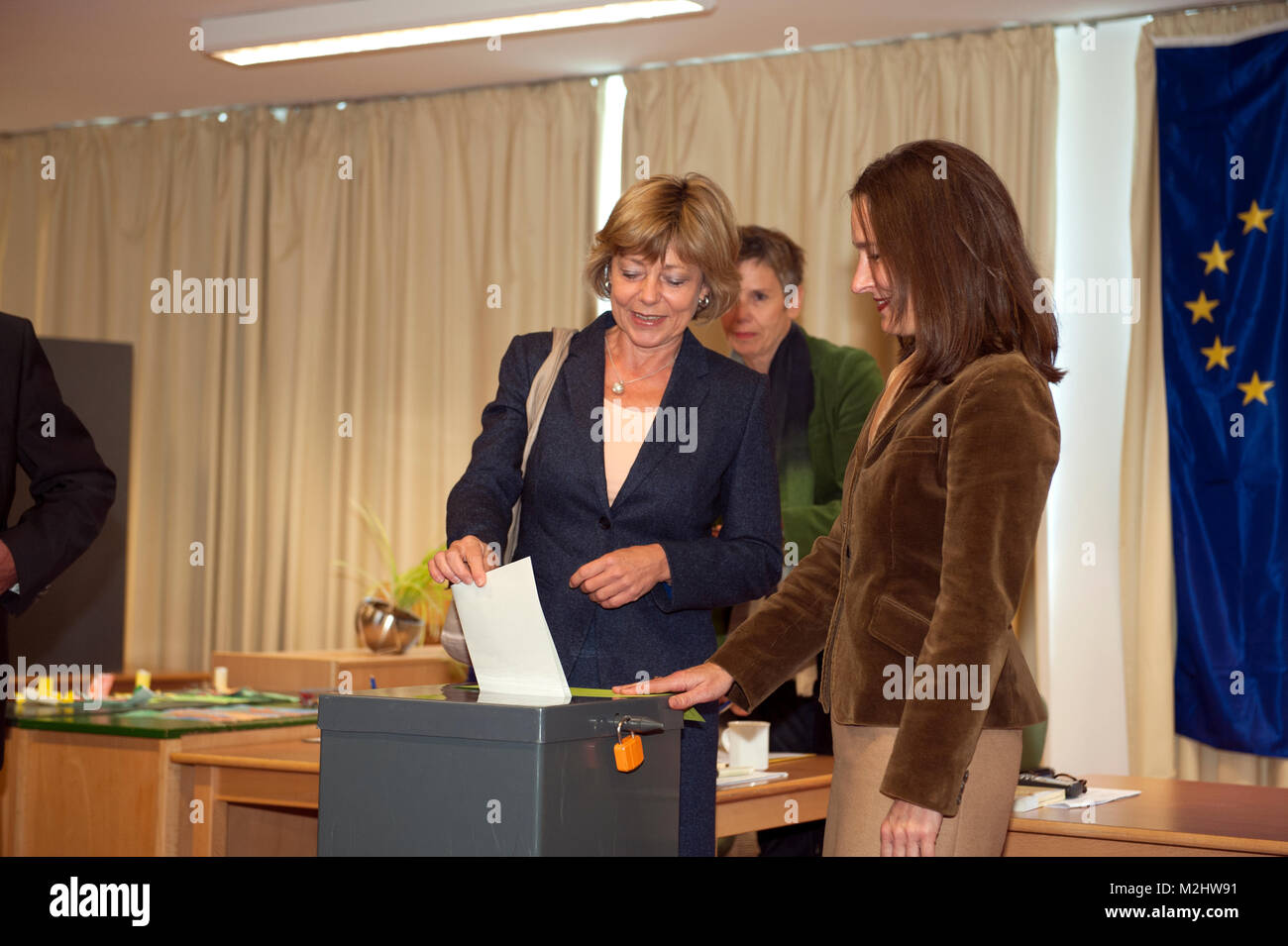 German President Joachim Gauck(CDU) votes today for the German Chancellor. Stock Photo