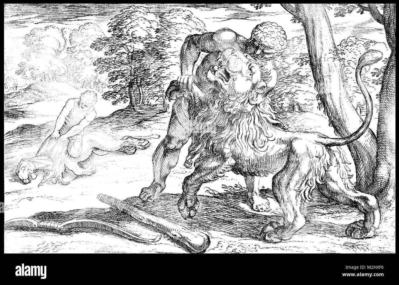 Hercules nemean lion hi-res stock photography and images - Alamy