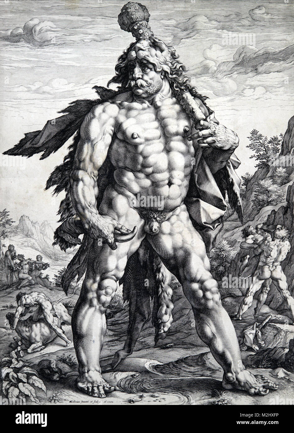 Hercules, Roman Hero and God Stock Photo