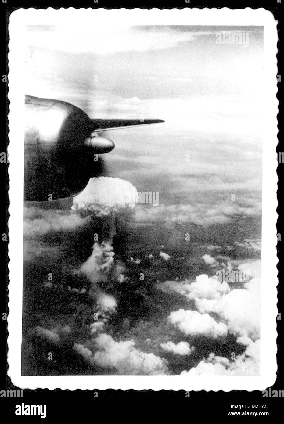 WWII, Nagasaki Mission, August 9, 1945 Stock Photo
