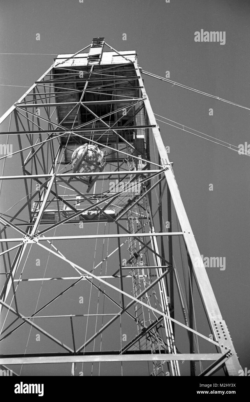 Trinity Test Site, Manhattan Project, 1945 Stock Photo