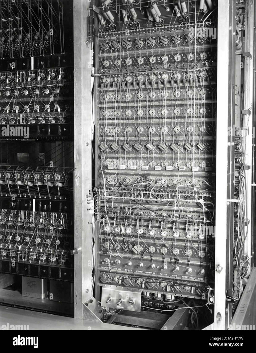 MANIAC-II, Vacuum Tube Computer, 1957 Stock Photo