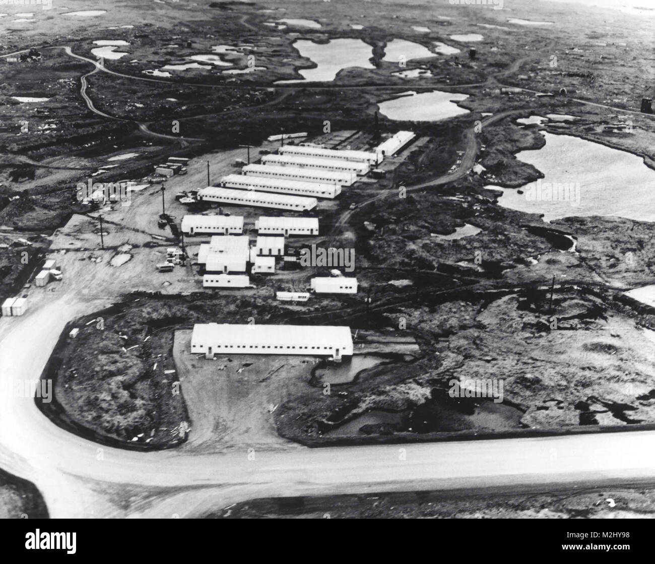 Operation Grommet, Amchitka Test Site, CANNIKIN, 1971 Stock Photo