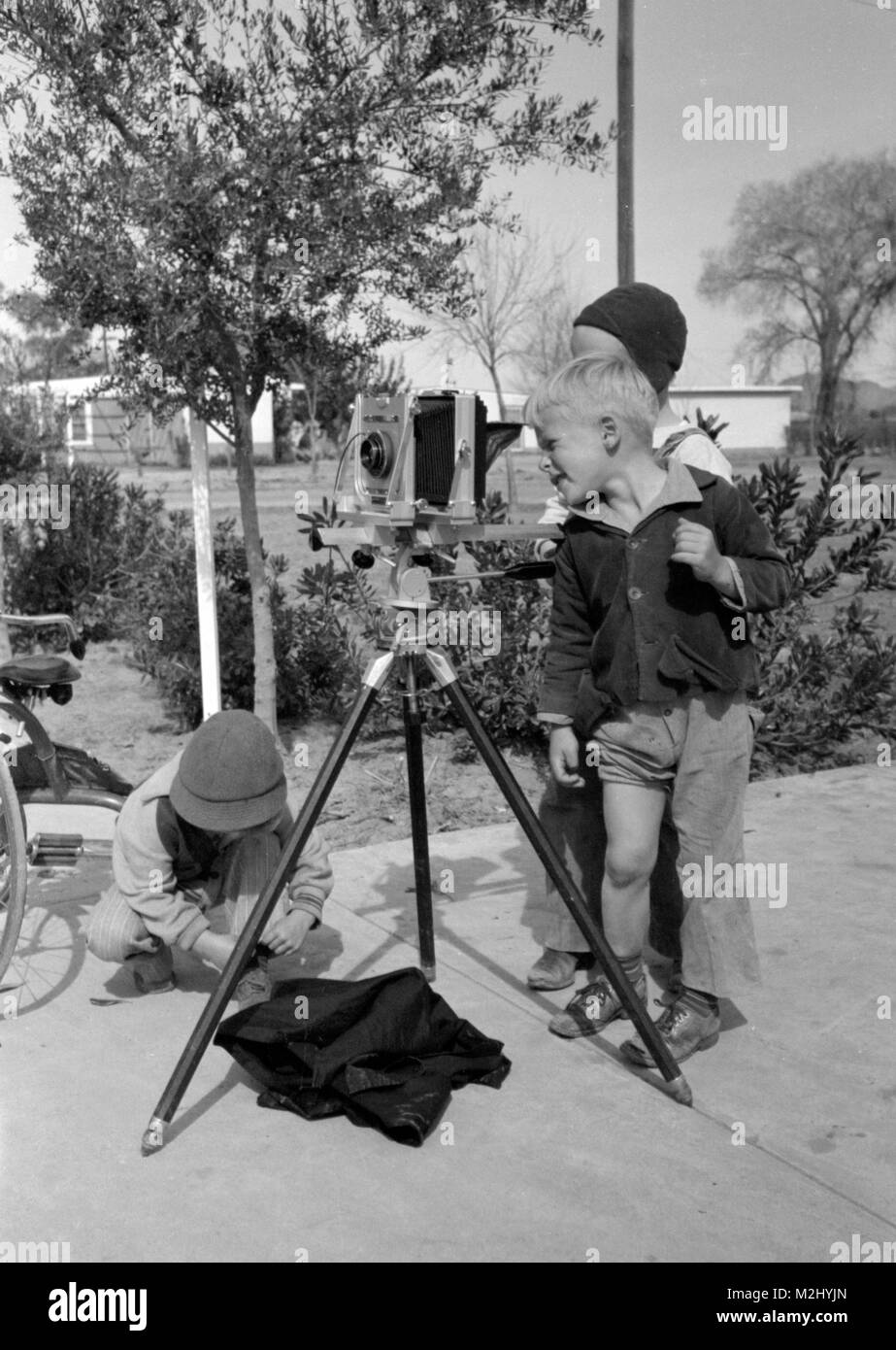 Amateur photographer Black and White Stock Photos Images Alamy