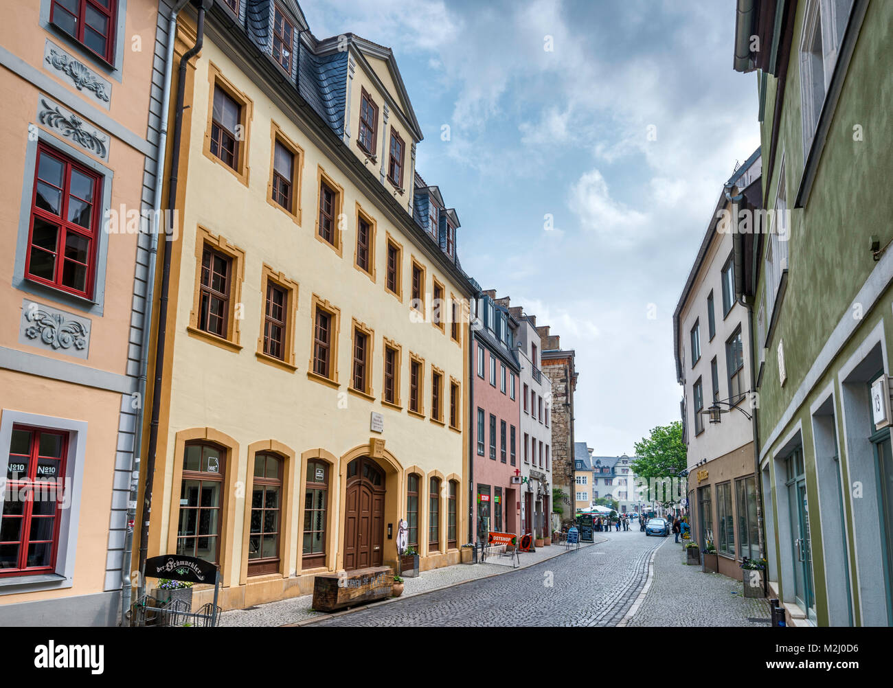 Schiller Haus At Schillerstrasse In Weimar Thuringia Germany