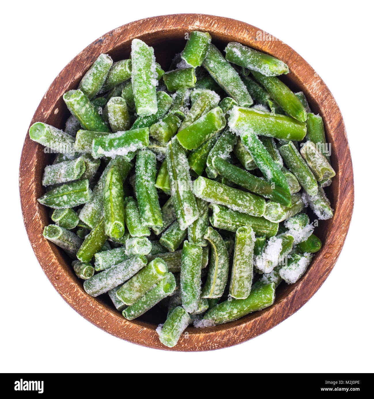 Frozen green string beans Stock Photo Alamy