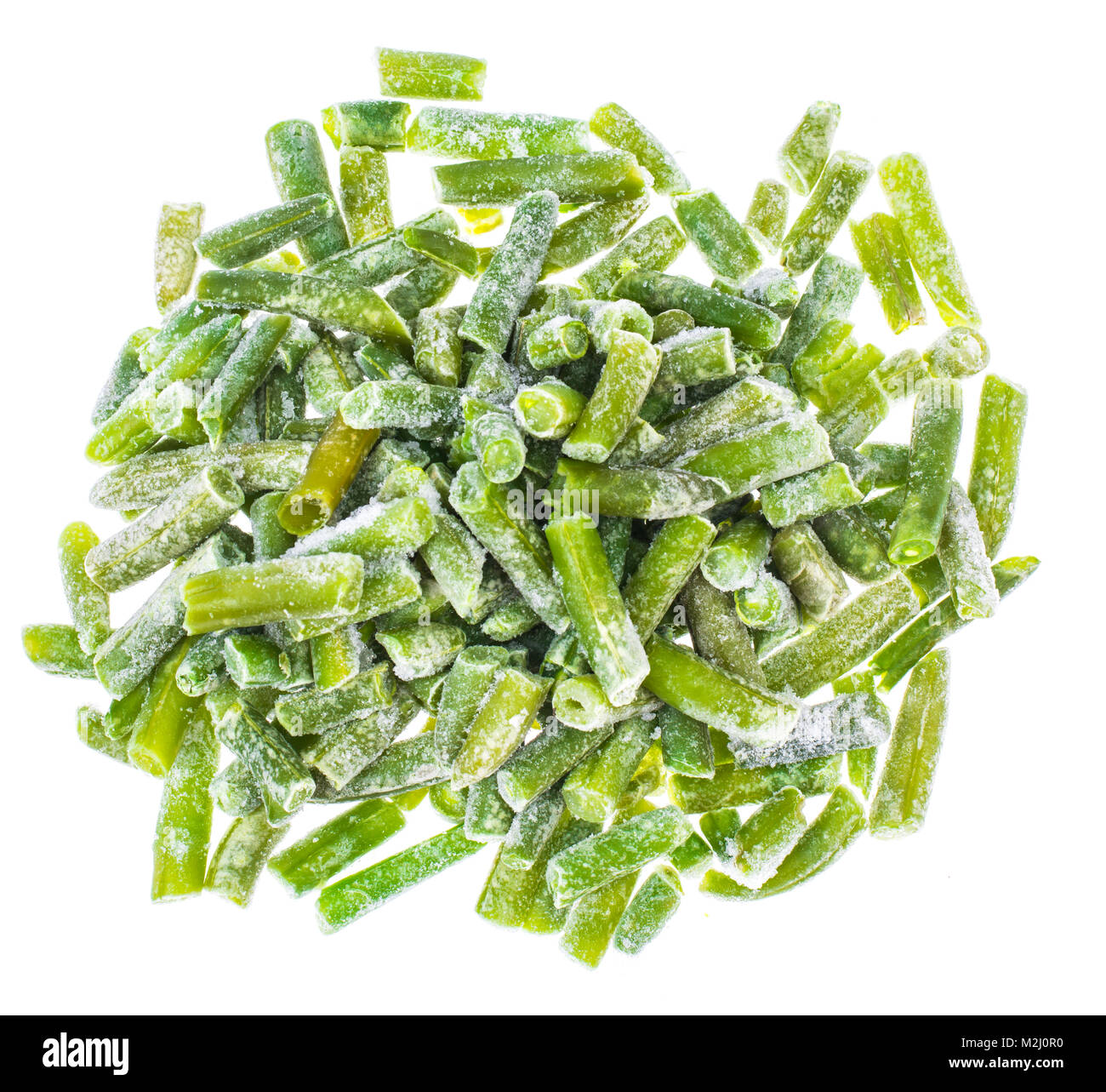 Frozen green string beans Stock Photo Alamy