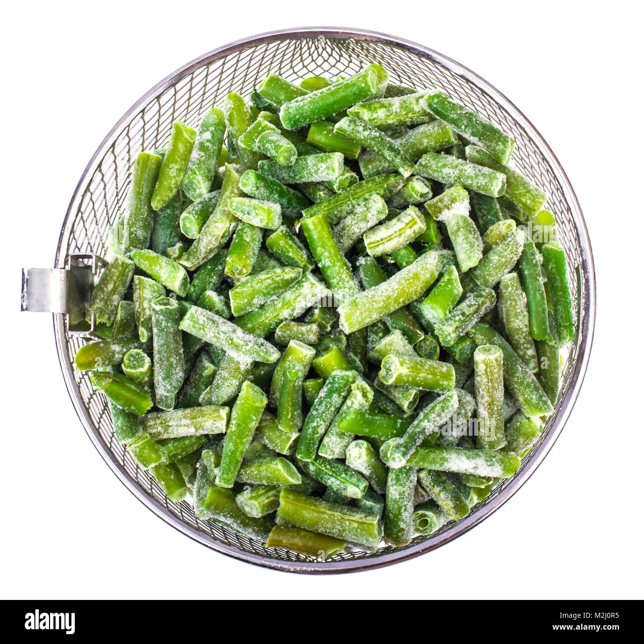 Frozen green string beans Stock Photo Alamy