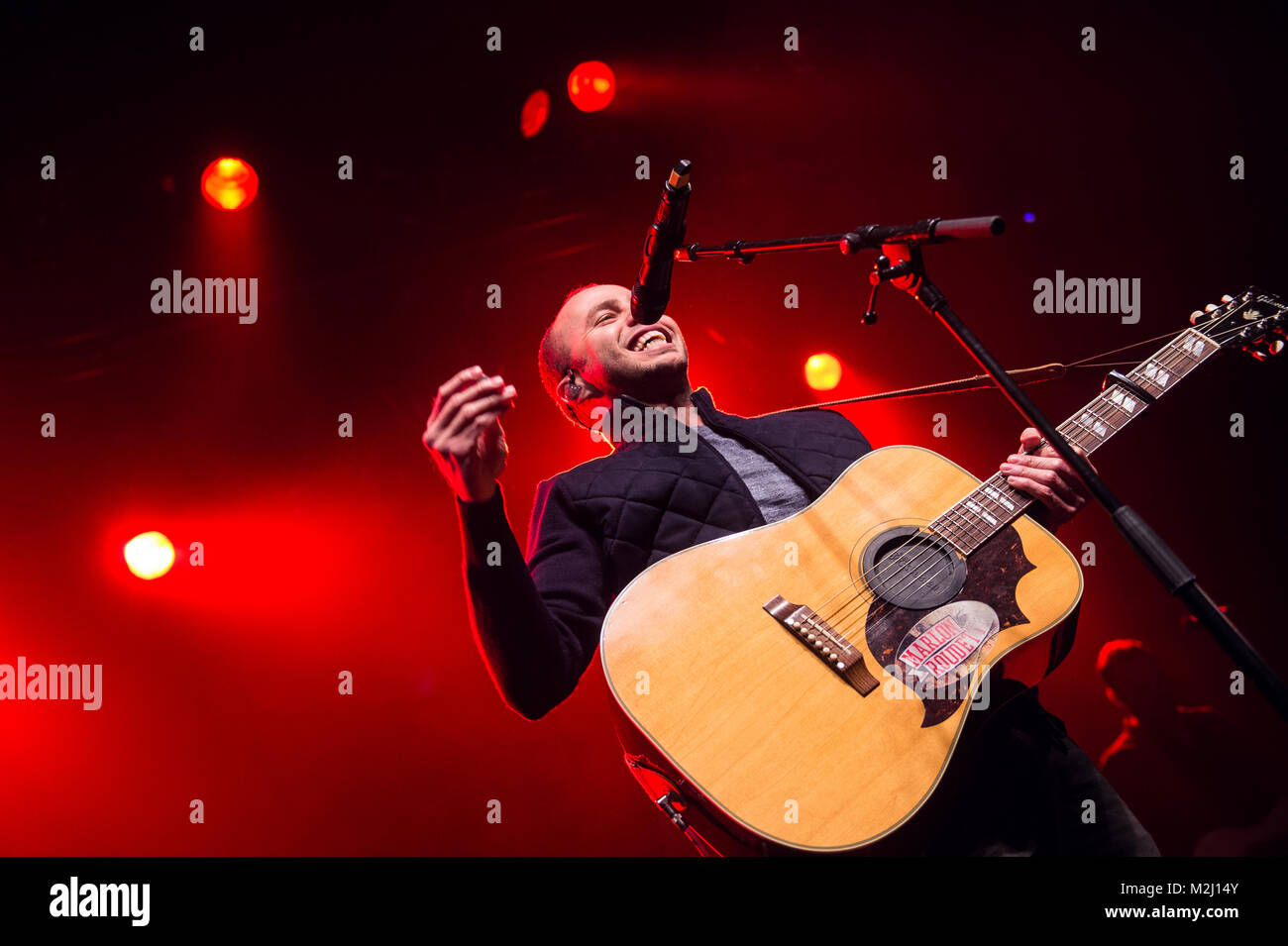 Der britische Singer-Songwriter Marlon Roudette spielt am Mittwoch (04.02.2015) in der Frankfurter Batschkapp. +++ 3S PHOTO / Foto: Sven-Sebastian Sajak Stock Photo
