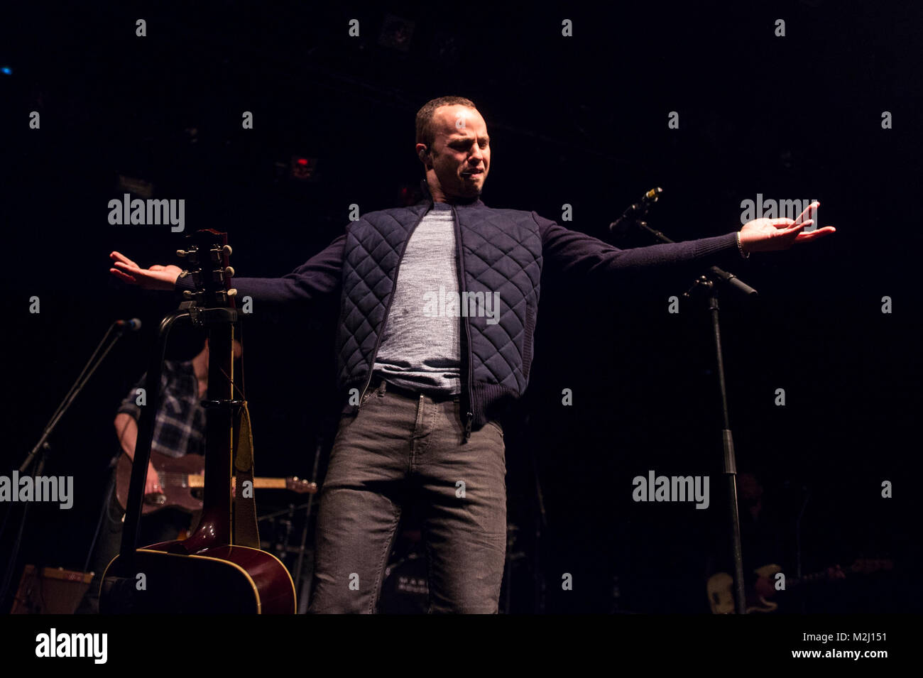 Der britische Singer-Songwriter Marlon Roudette spielt am Mittwoch (04.02.2015) in der Frankfurter Batschkapp. +++ 3S PHOTO / Foto: Sven-Sebastian Sajak Stock Photo