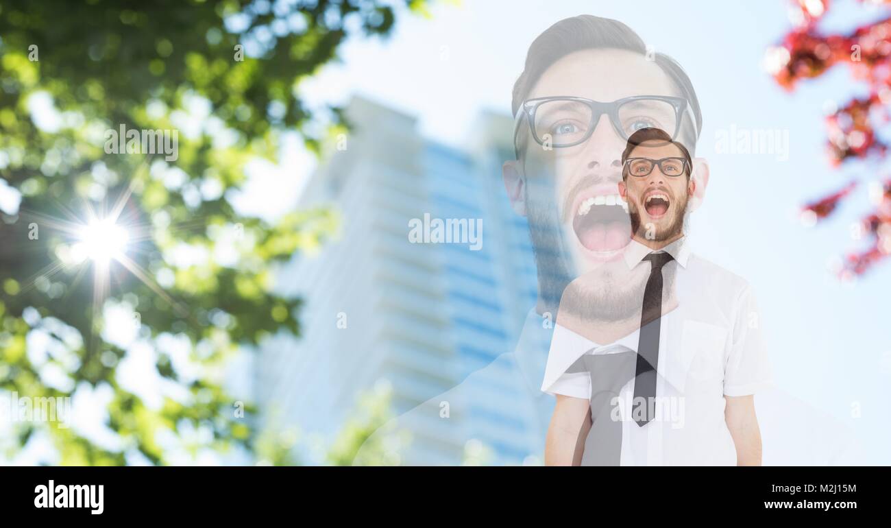 Double exposure effect hi-res stock photography and images - Alamy