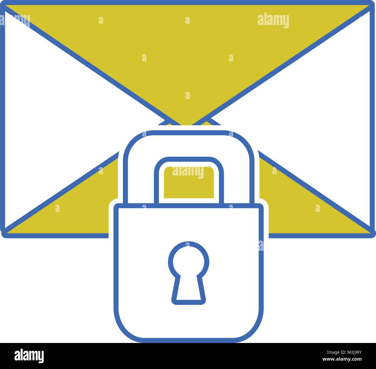 letter text message with padlock security Stock Vector Image & Art Alamy