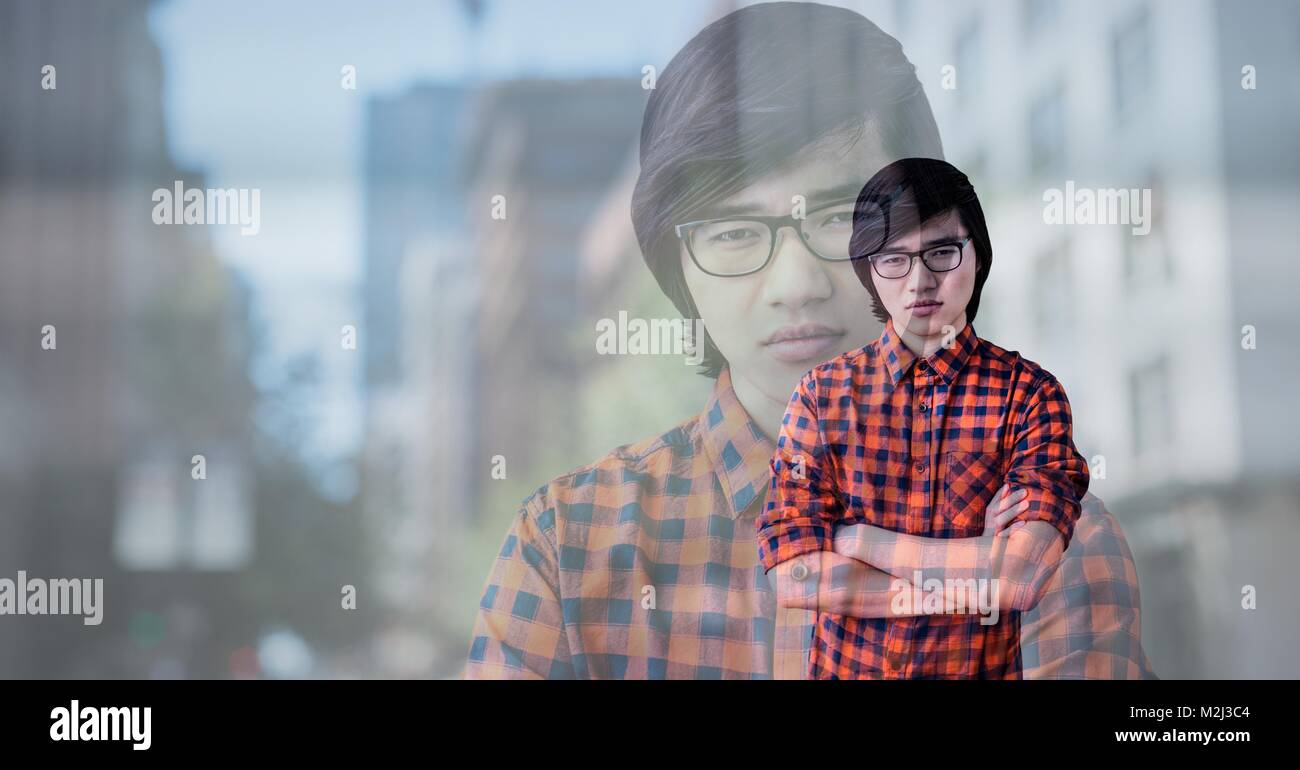 Double exposure effect hi-res stock photography and images - Alamy