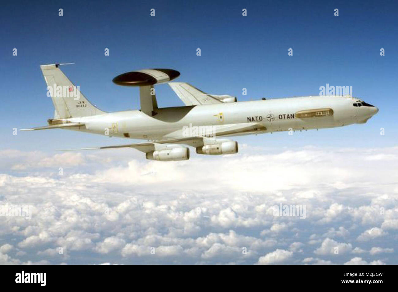 Nato Airborne Warning And Control System Plane In Flight By Eucom Stock Photo Alamy Nato Airborne Warning And Control System Plane In Flight By Eucom Stock Photo Alamy