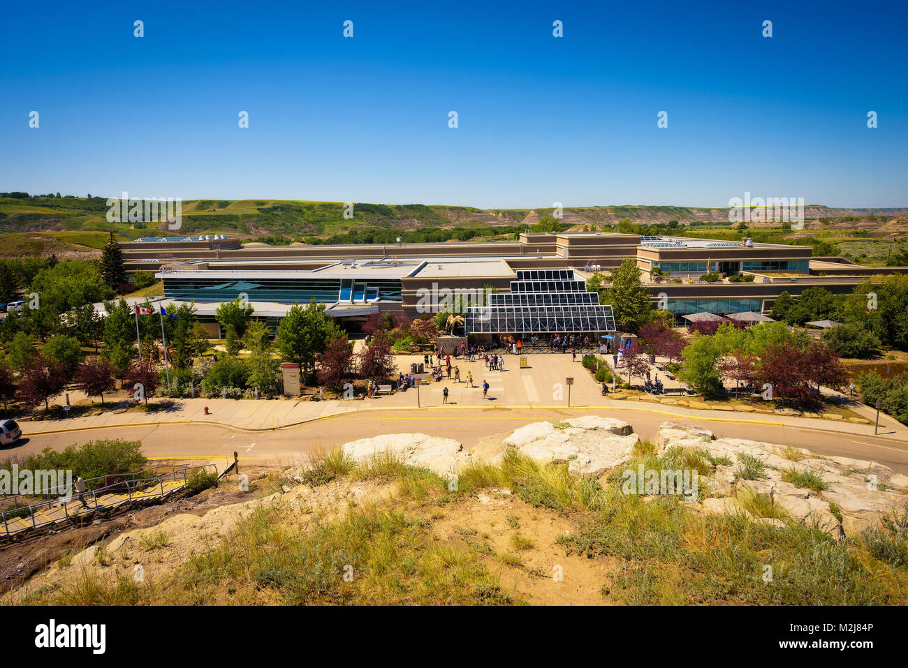 Building of the Royal Tyrrell Museum of Palaeontology Stock Photo