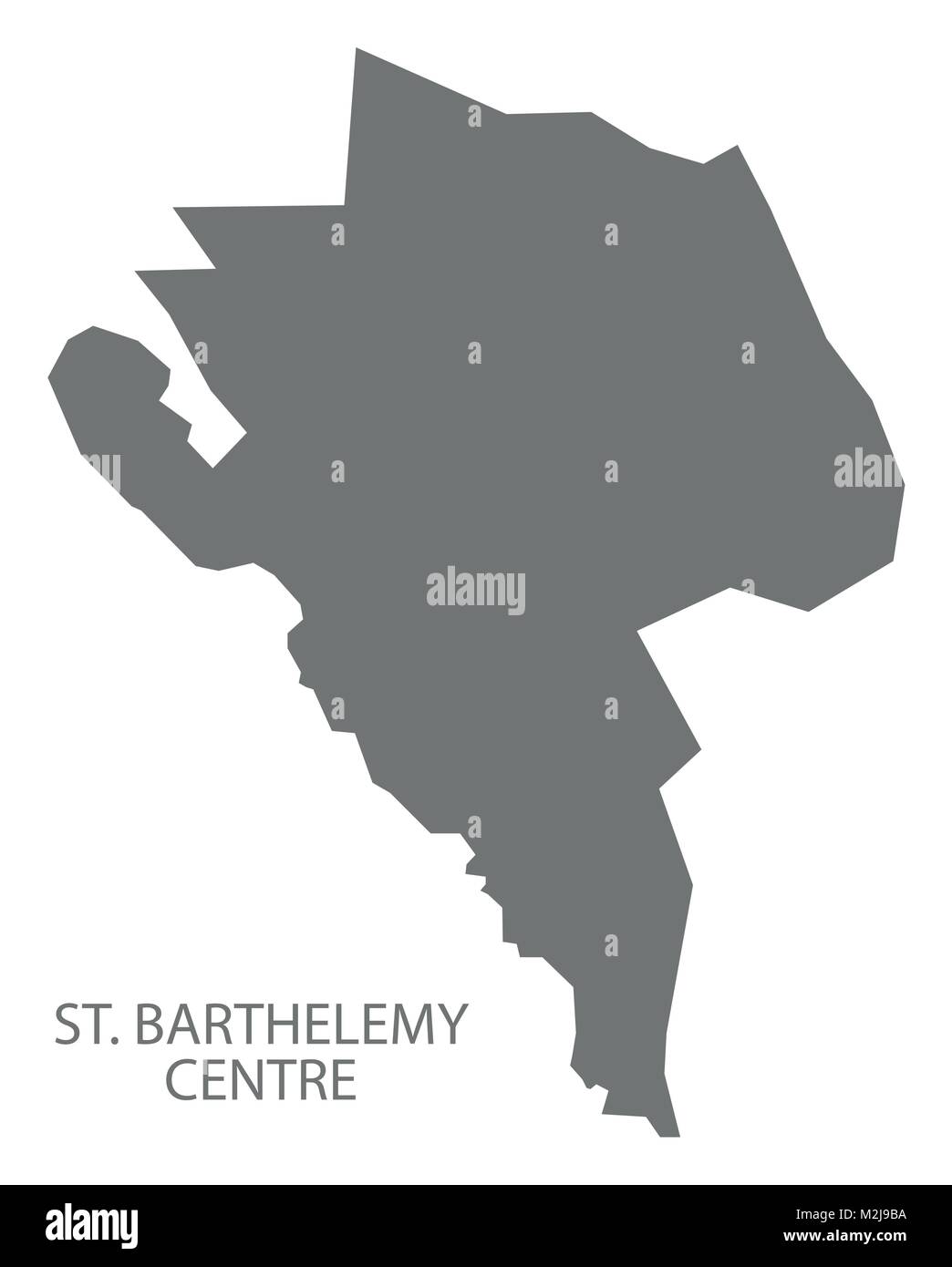 Printable Vector Map of Saint-Barthélemy