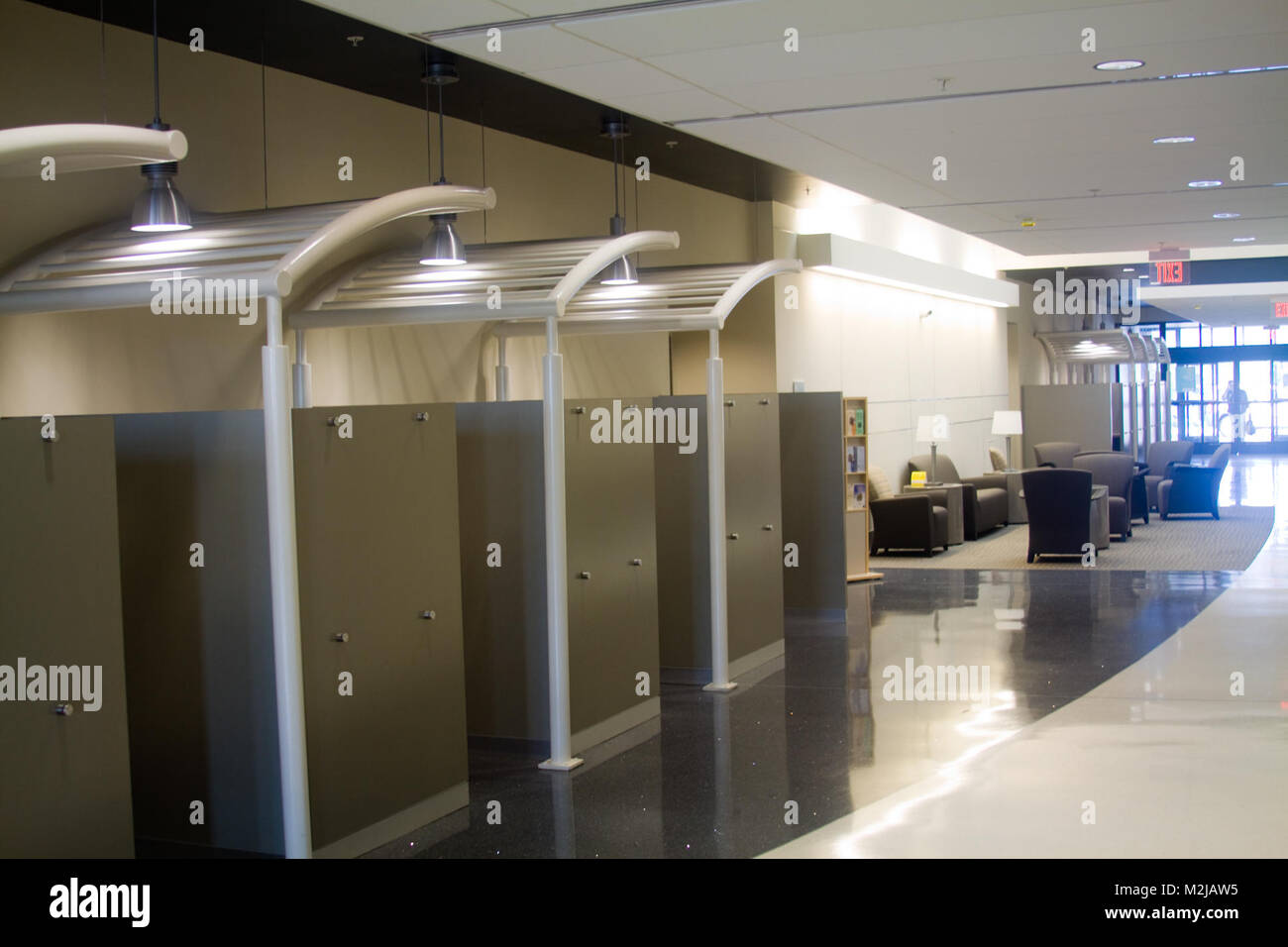 Langley Air Force Base personnel celebrate the opening of a new