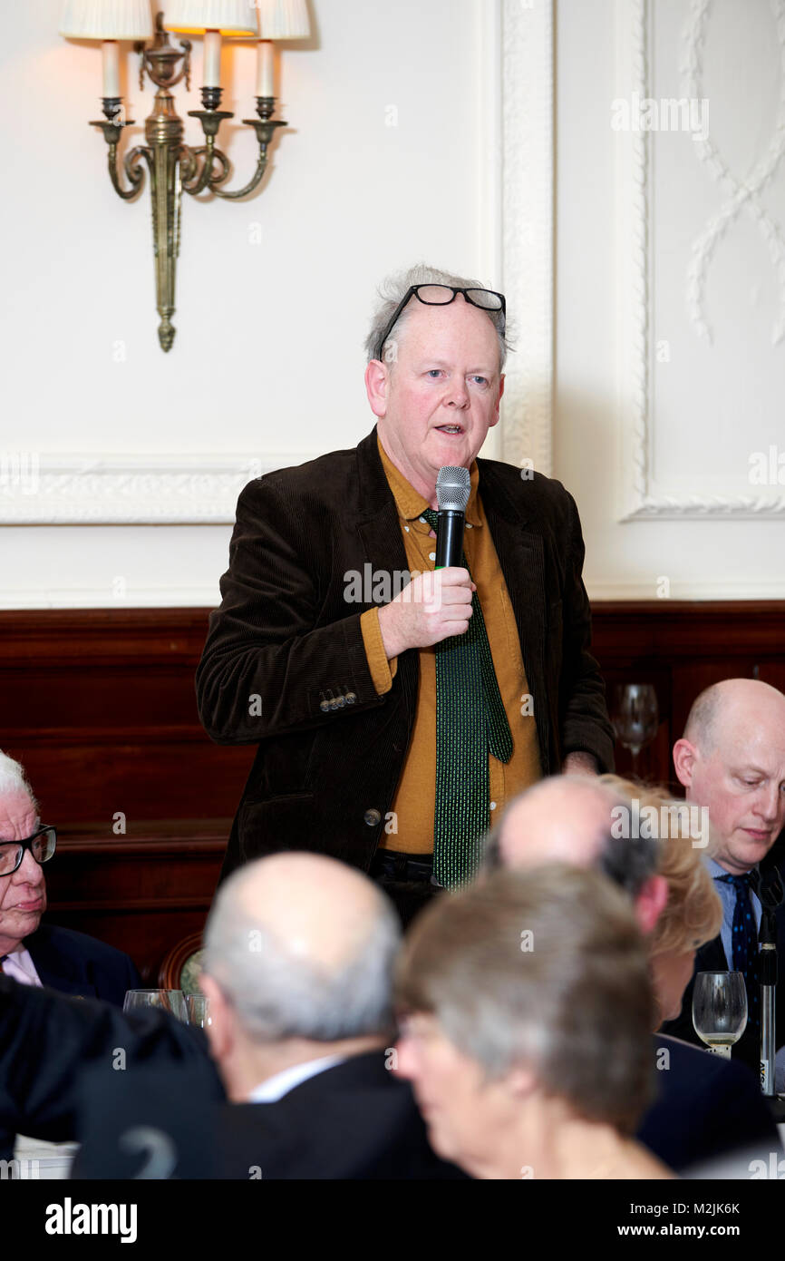 Craig Brown at the Oldie Literary Lunch Stock Photo