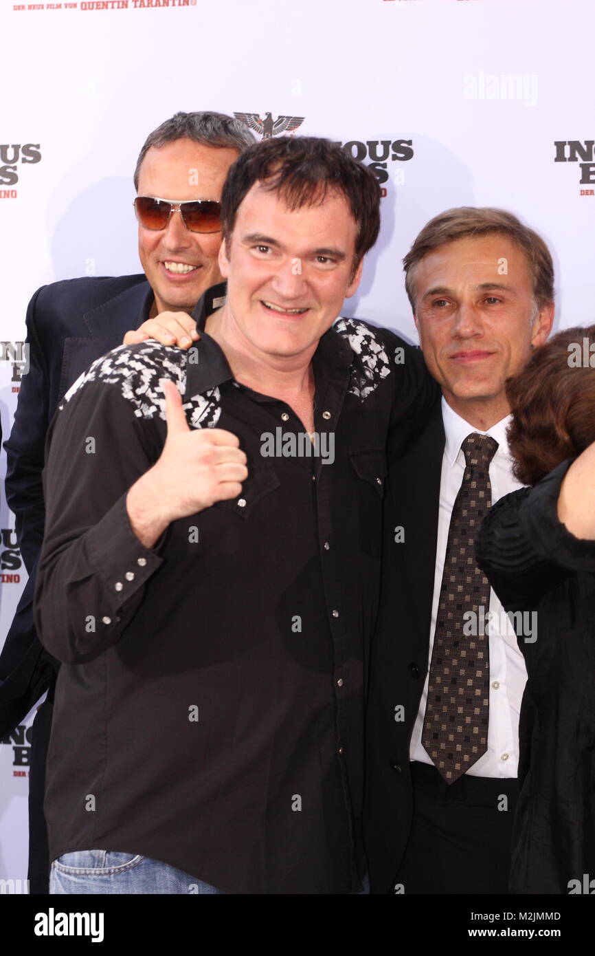 quentin tarantino premiere - inglourious basterds Stock Photo