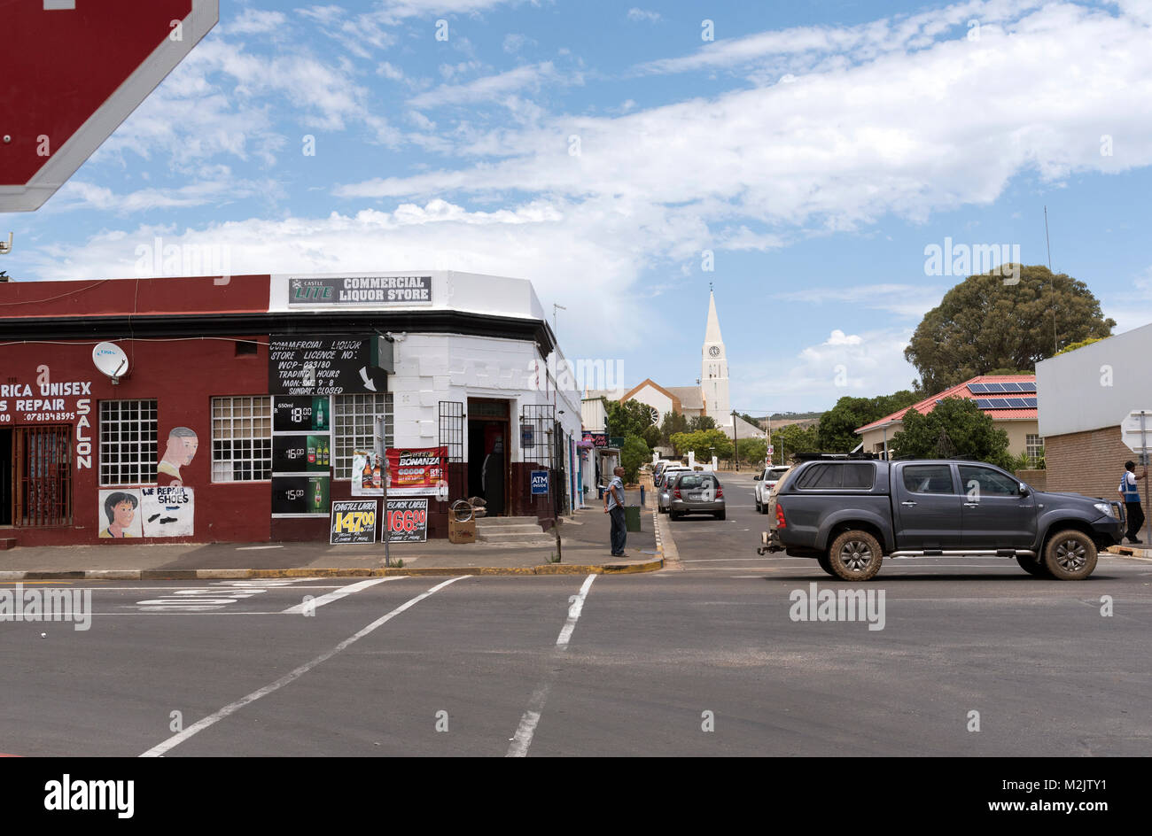 Town centre of Darling in the Western Cape region of South Africa Stock