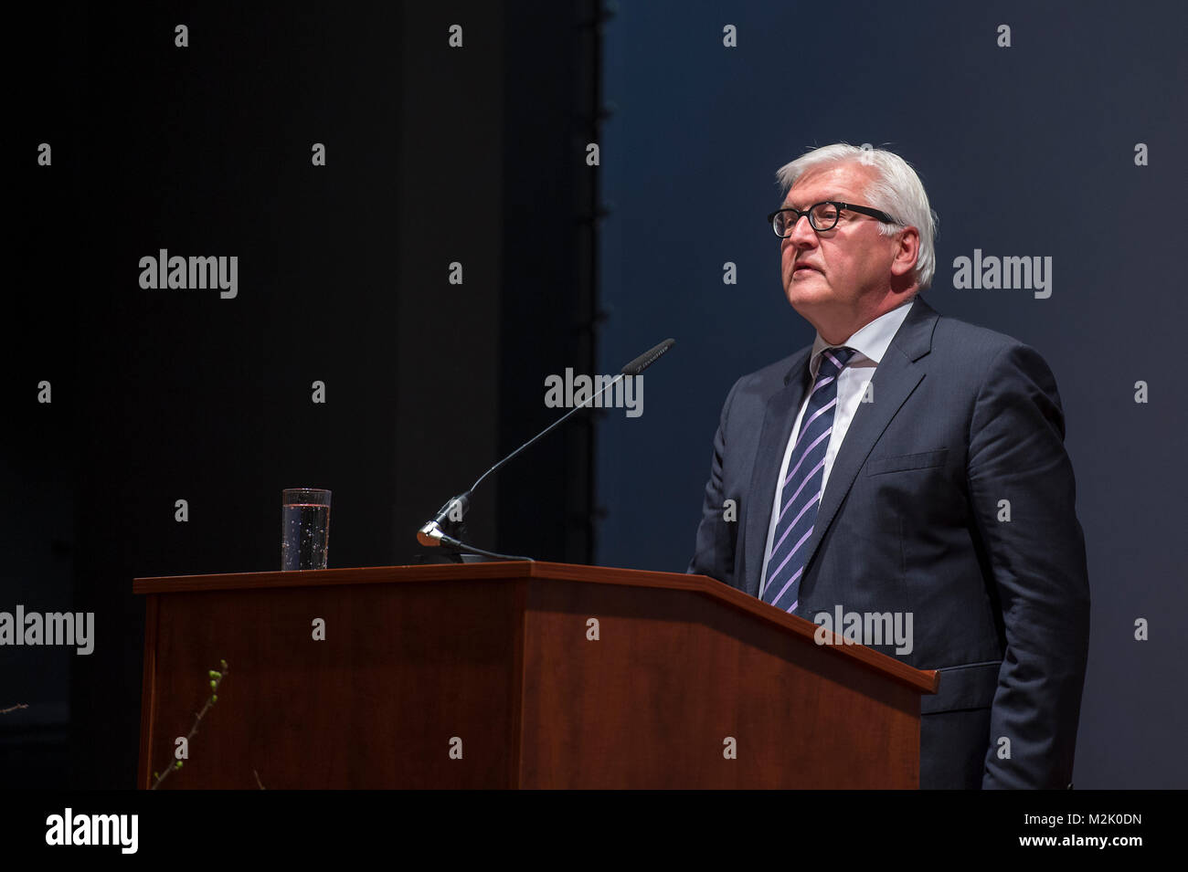German Minister for Foreign Affairs, Frank-Walter Steinmeier (SPD) presided the handover ceremony of the outgoing Secretaries of State Emily Haber and Harald Braun to their respective successors in office, Stephan Steinlein and Markus Ederer. The ceremony took place in Auswärtiges Amt. Stock Photo