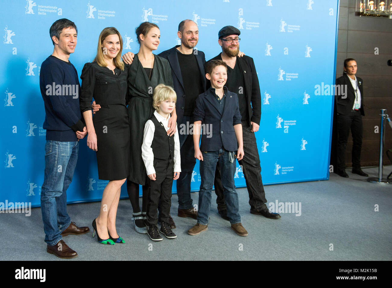 Director Edward Berger presented the new movie ‘Jack’ in Berlinale with the actors  Ivo Pietzcker and Luise Heyer. Stock Photo