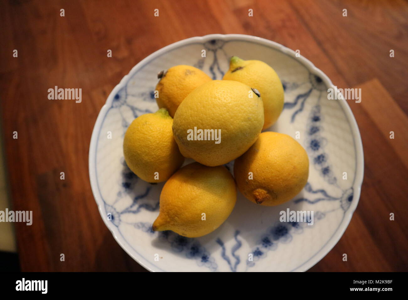 Lemons in a bowl Stock Photo Alamy