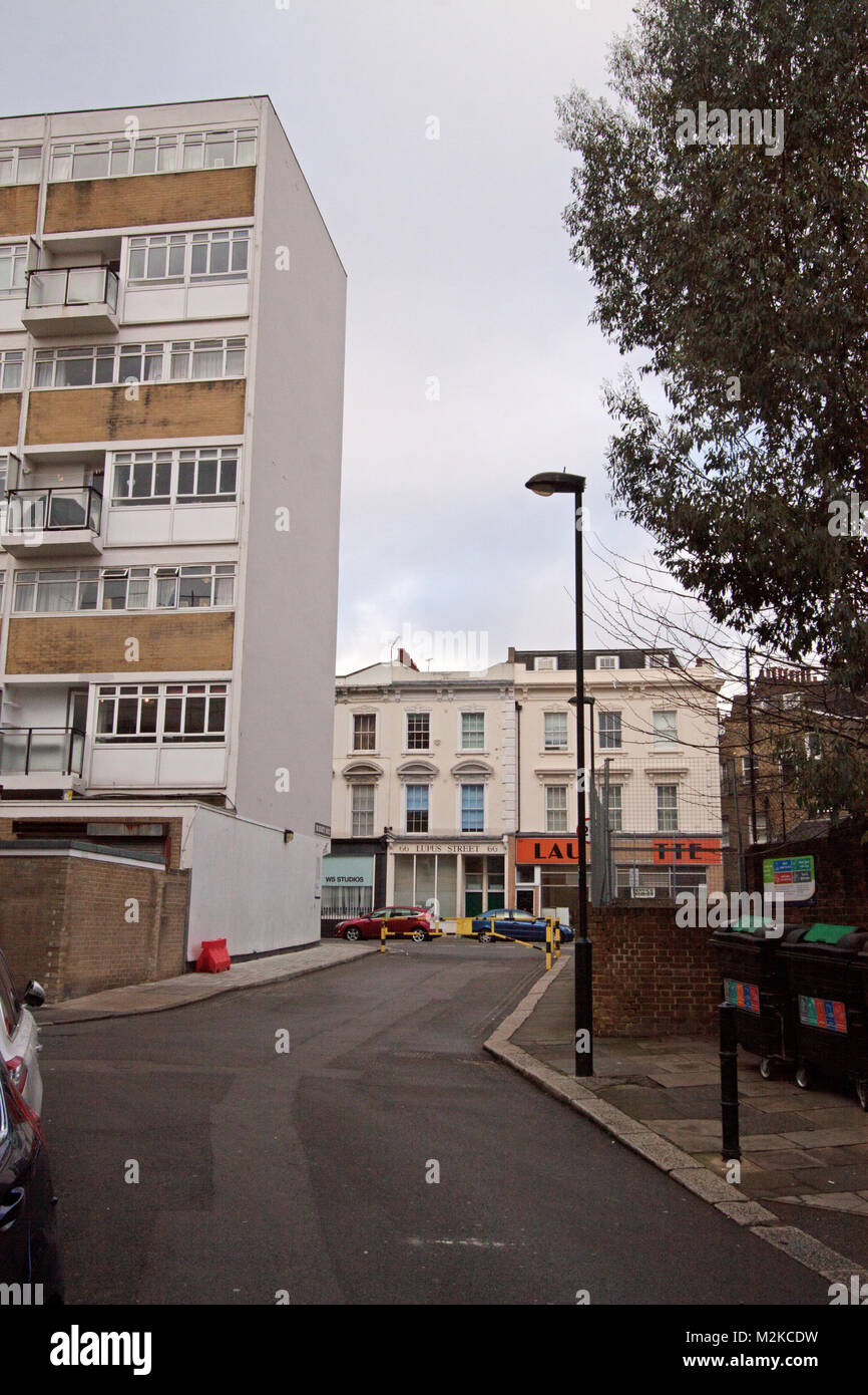 Churchill Gardens Estate, Johnsons Place Pimlico, London, England