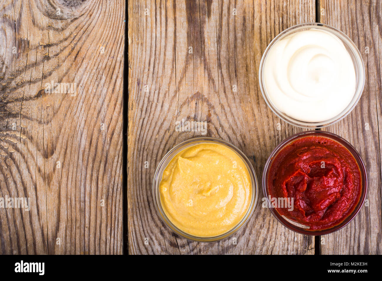 Set three classic sauces hi-res stock photography and images - Alamy