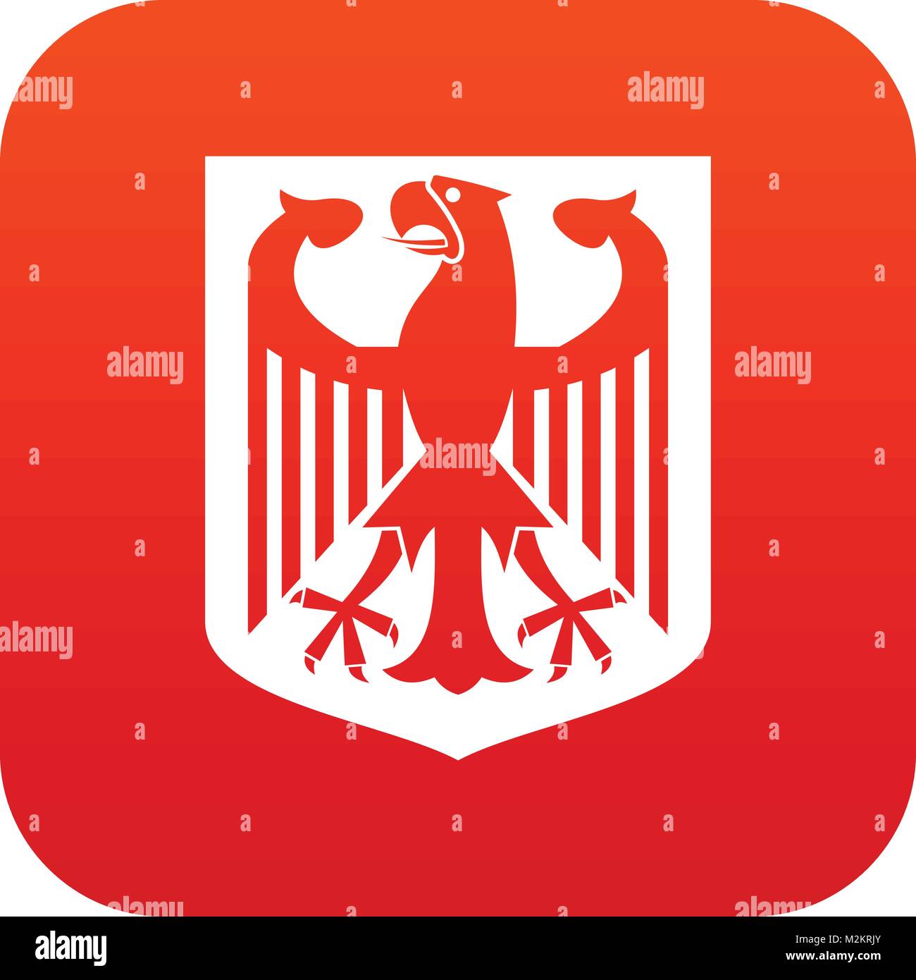 Coat of arms of germany icon digital red stock vector image art alamy