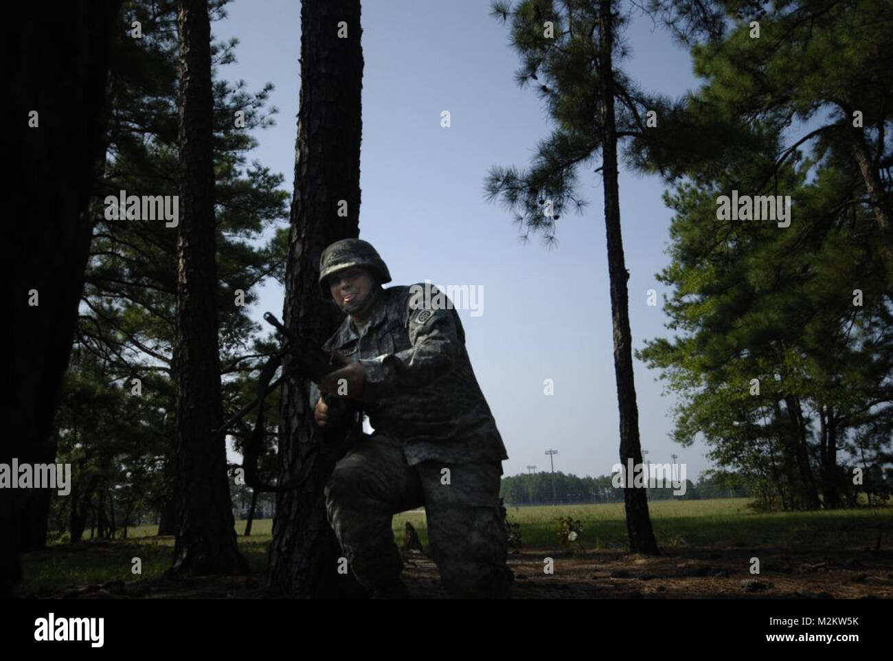 SAW gunner by 82nd Sustainment Brigade Stock Photo Alamy