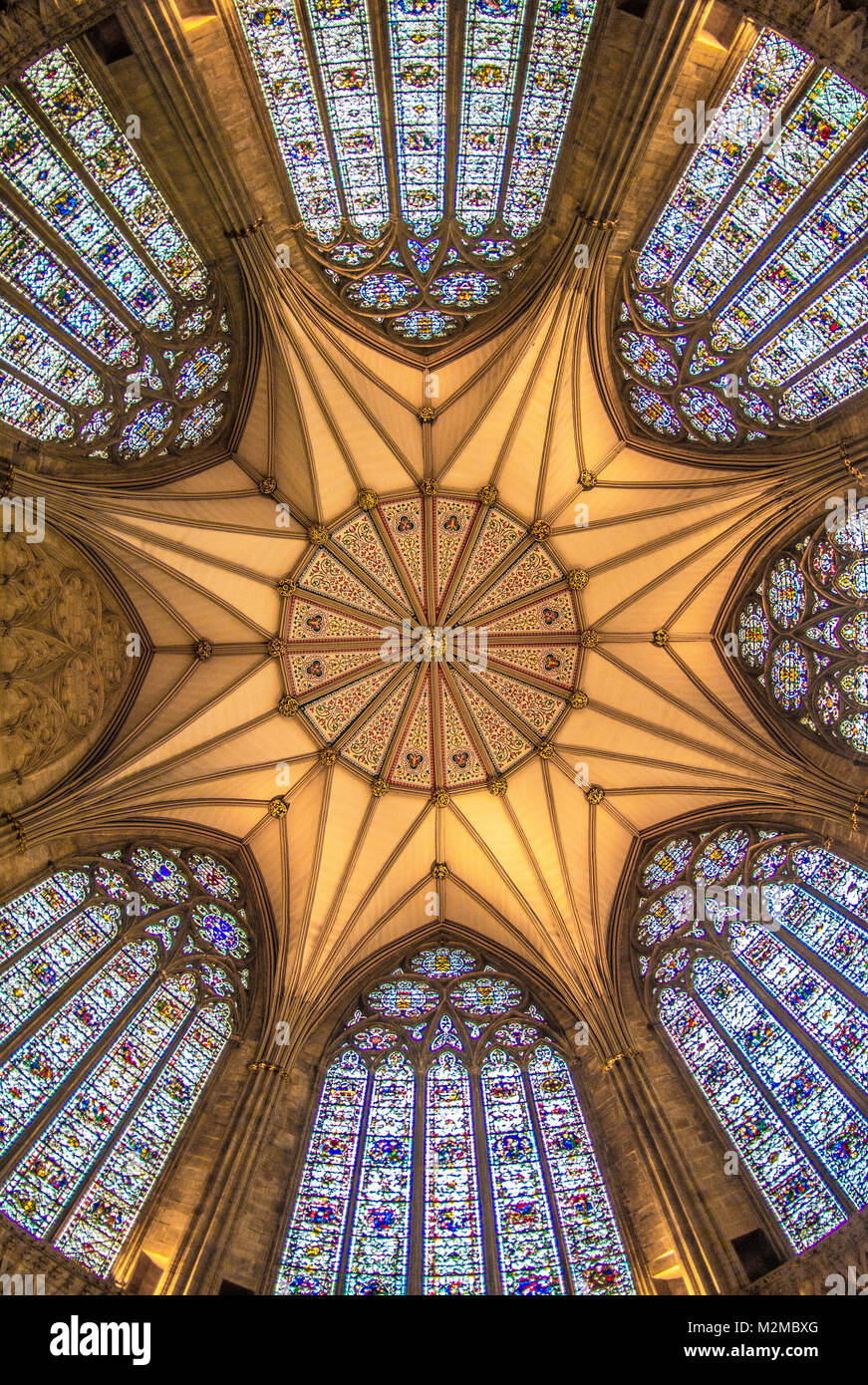 View of Chapter House ceiling dome from directly below, Chapter House ...