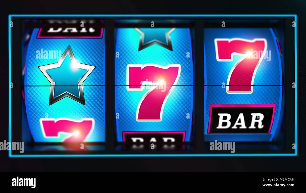 https://c8.alamy.com/comp/M2MCAH/casino-lucky-blue-slot-reels-with-pink-seven-symbols-3d-rendered-concept-M2MCAH.jpg