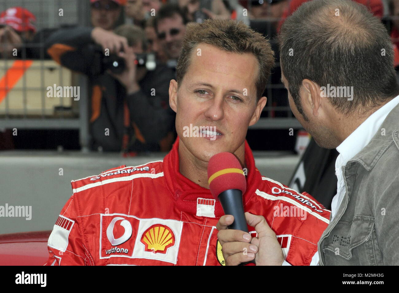 Michael Schumacher am Sonntag 03.09.06 bei den Ferrari Racing Days auf dem Nuerburgring Stock Photo