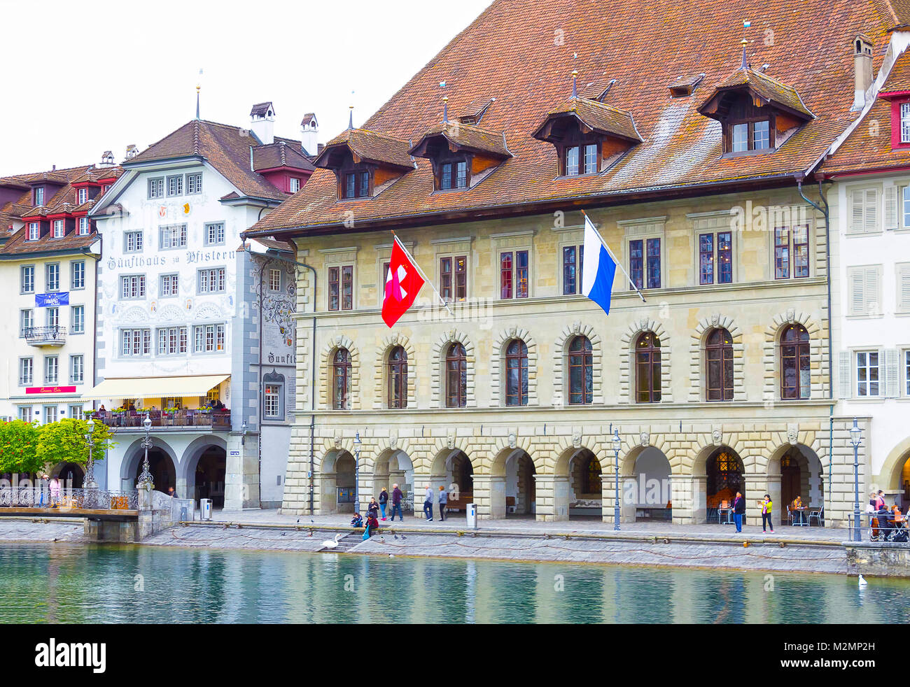 Lucerne, Switzerland May 02, 2017 The old house in Lucerne, Switzerland Stock Photo Alamy