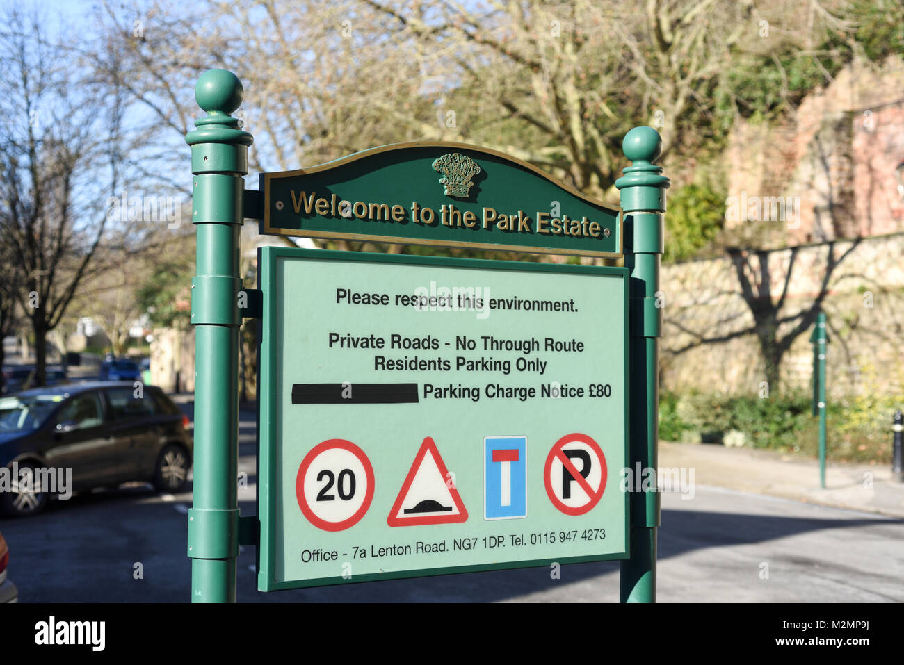 The Park Estate Nottingham,UK Stock Photo Alamy