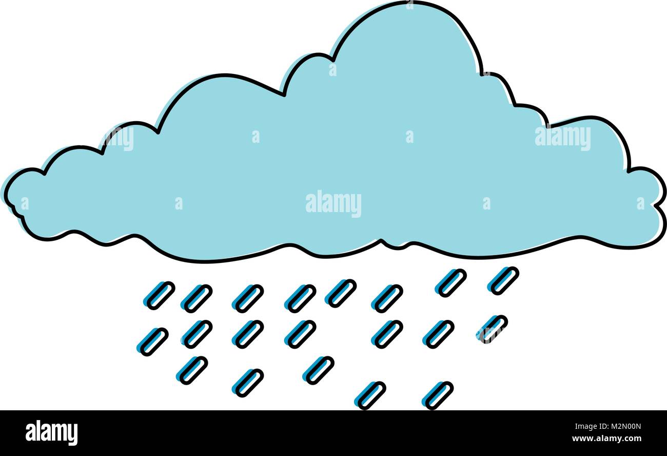weather cloud rainy icon Stock Vector Image & Art - Alamy