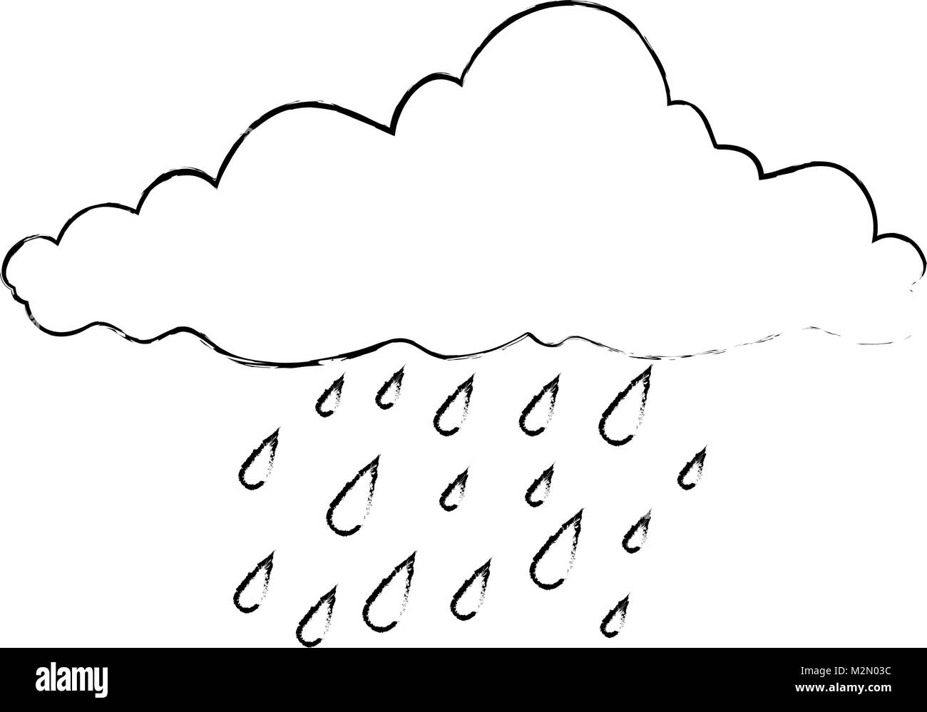 weather cloud rainy icon Stock Vector Image & Art - Alamy