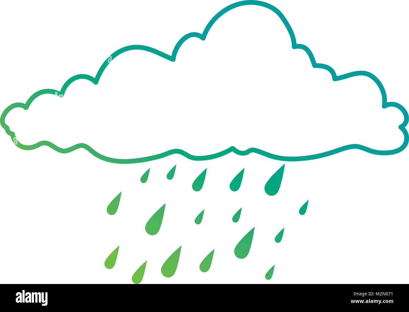 weather cloud rainy icon Stock Vector Image & Art - Alamy