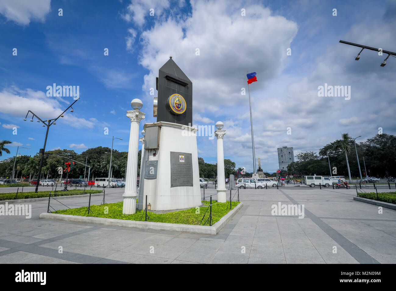 Manila, Philippines Feb 4, 2018 Centennial Clock structure in